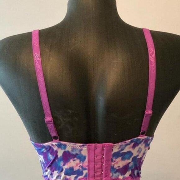 Purple Full Coverage Halter Bra - Picture 4 of 4